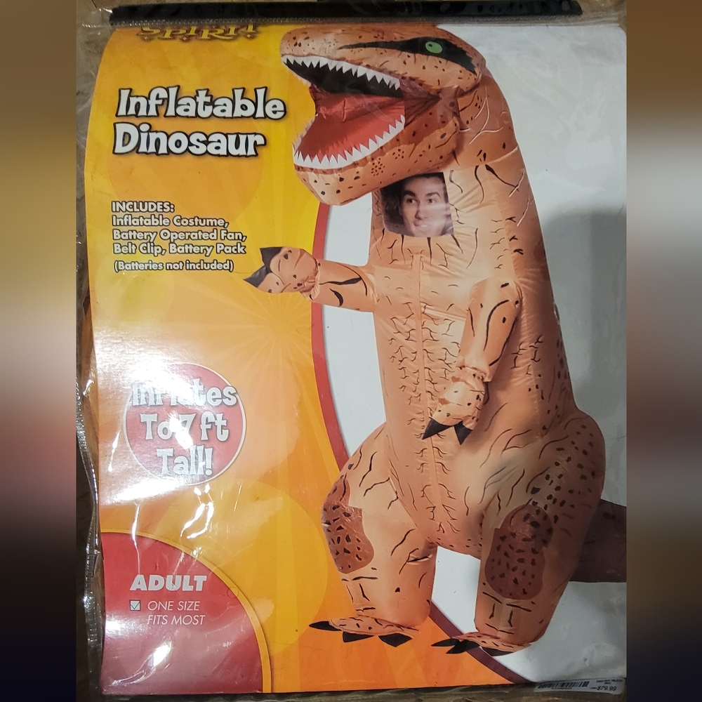 7ft inflatable t-rex costume